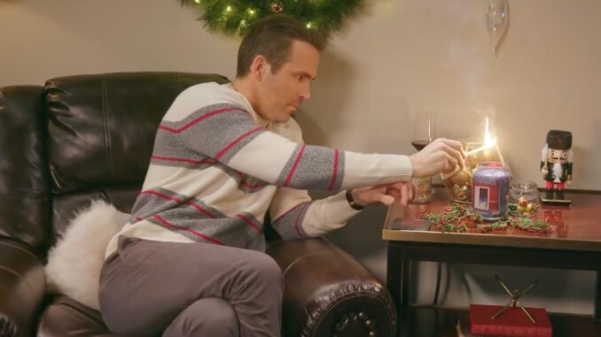 Ryan Reynolds lights the Get Out Candle on Tonight Show