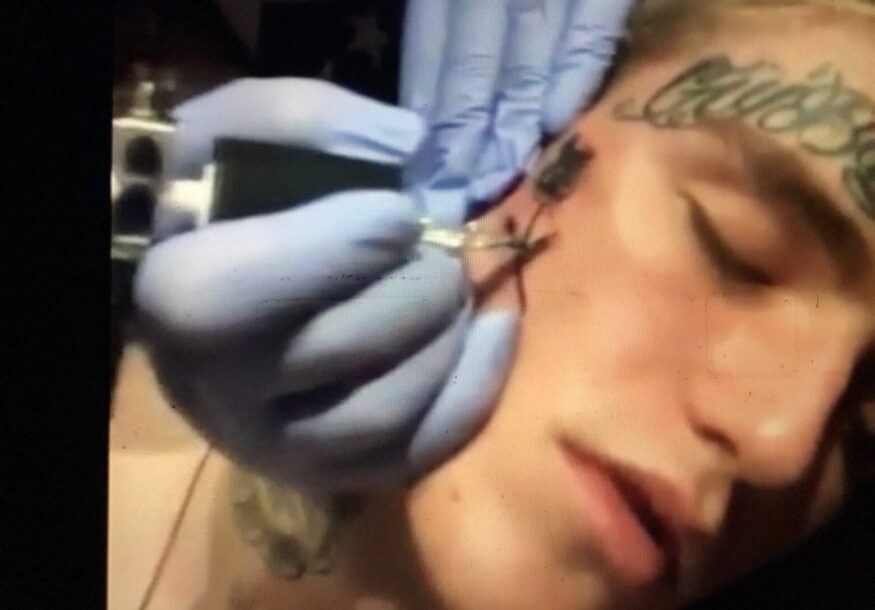Peep and his tattoos - Courtesy