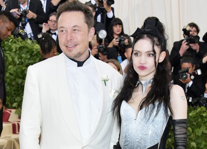 Elon Musk and Grimes - Courtesy Getty images