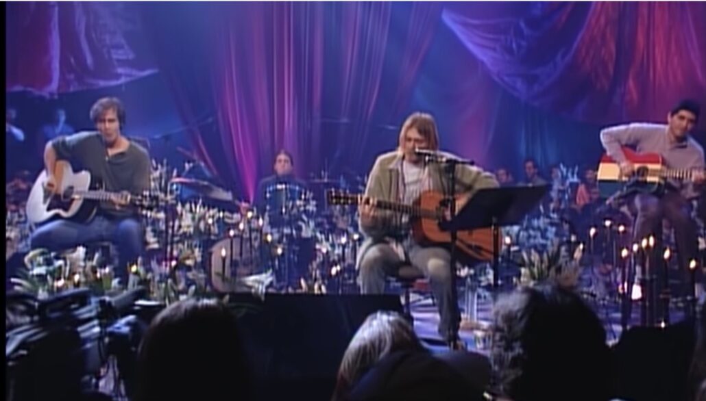 Nirvana on MTV Unplugged, Julien's Auctions is listing Kurt Cobain's Martin Guitar - Nirvana