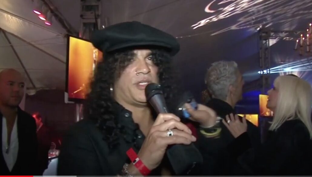 Ronnie James Dio Awards with Slash - Courtesy