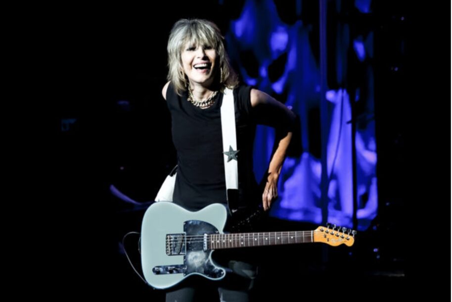Chrissie Hynde and her signature Fender Telecaster - Courtesy image