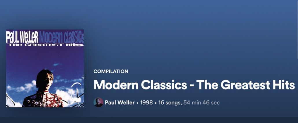 Modern Classics Paul Weller