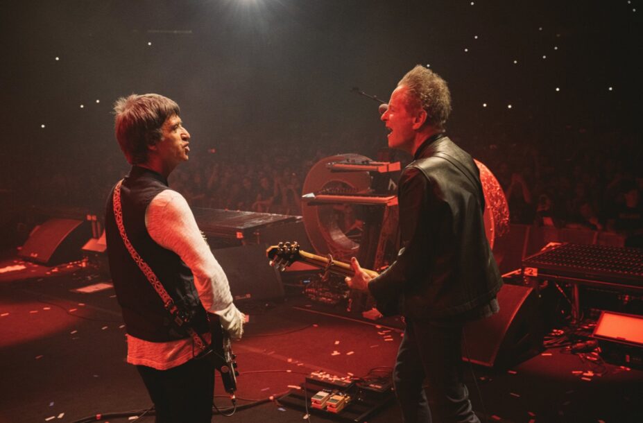 Johnny Marr and Lindsey Buckingham at The Killers - Photo by Rob Loud