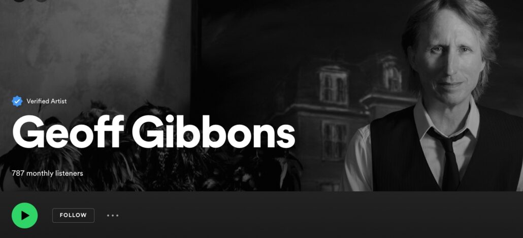 Geoff Gibbons on Spotify
