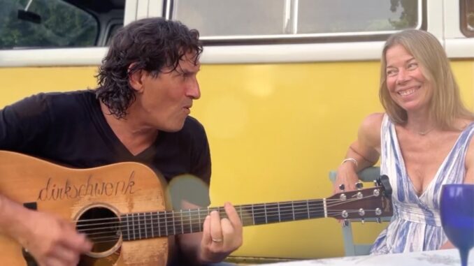 Dirk Schwenk and Stefanie Schwenk take a tour in the VW Van - Photos by Ahren Buchheister