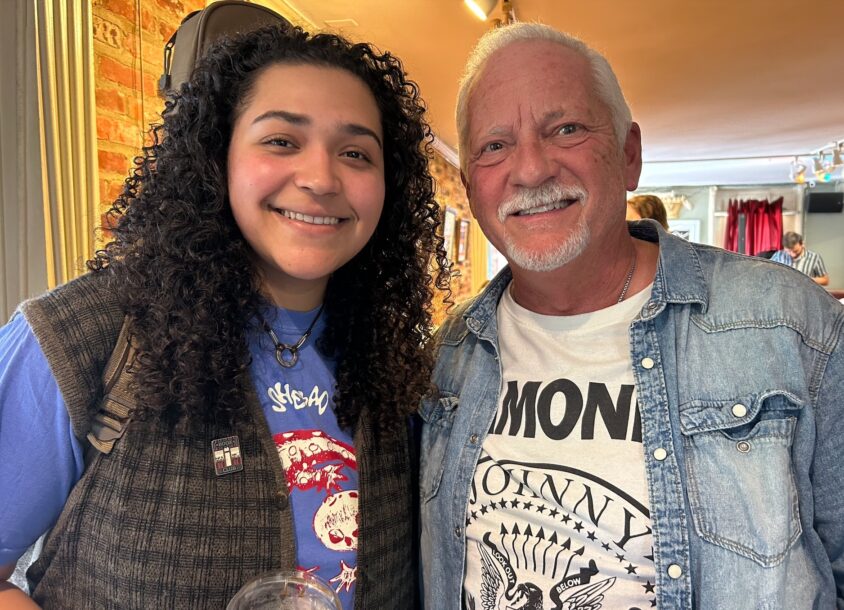 Friends Madisun Bailey and Ray Weaver - Photo by Donna Balancia