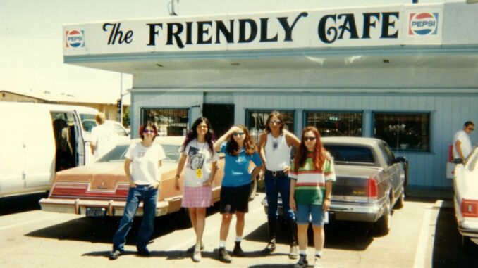 Patricia Klein, Jula Bell, Judy Cocuzza, Ames Flames, Mia Ferraro - Courtesy Ames Flames for US Rocker