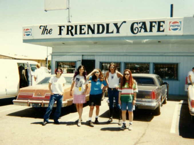 Patricia Klein, Jula Bell, Judy Cocuzza, Ames Flames, Mia Ferraro - Courtesy Ames Flames for US Rocker