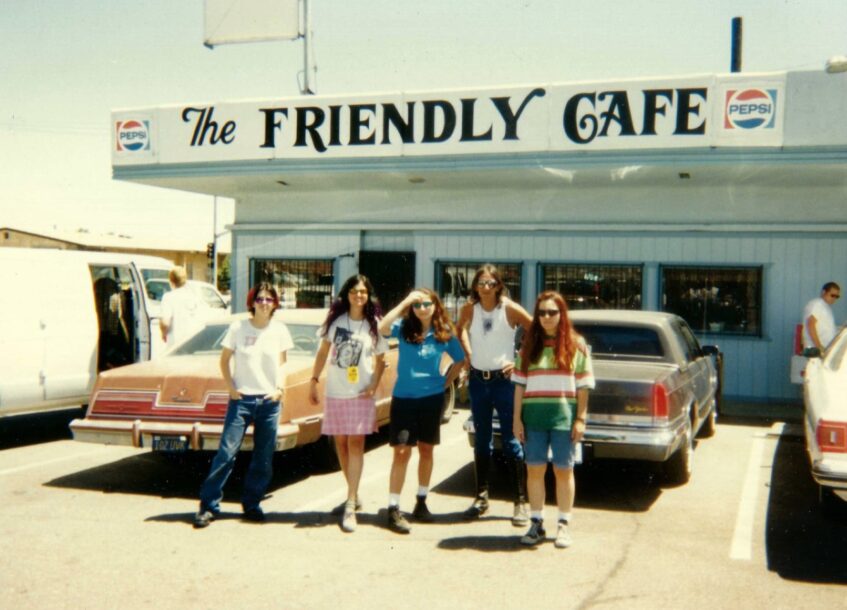 Patricia Klein, Jula Bell, Judy Cocuzza, Ames Flames, Mia Ferraro - Courtesy Ames Flames for US Rocker
