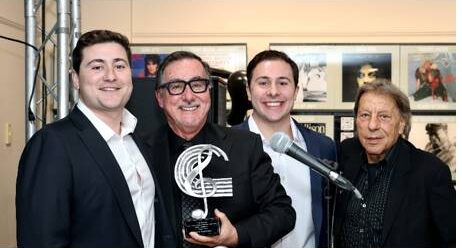 L-R Jonathan Canadeo, Ernie Canadeo, Christopher Canadeo and Richie Cannata - Photo by Steve Leung for US Rocker