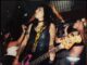 Bianca on stage with original Torch Girls Carol and Winter. 10/2/98 The Garage - Ames Flames photo for US Rocker