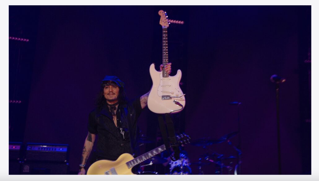 Johnny Depp of the Hollywood Vampires - image provided to US Rocker